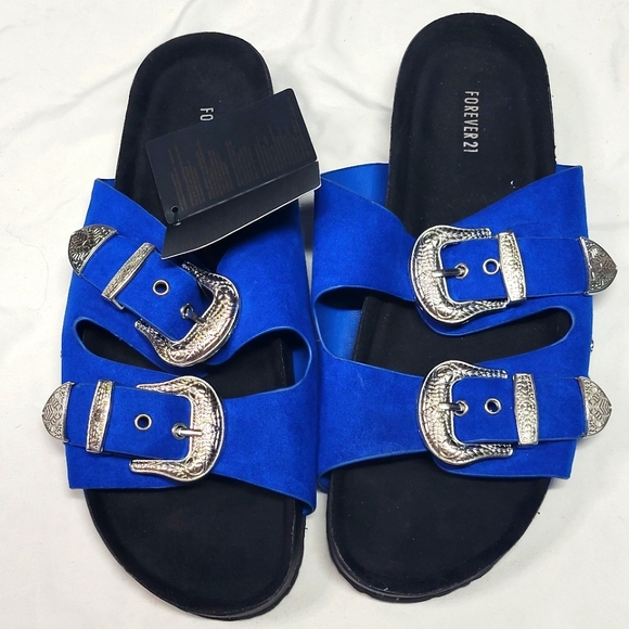 Forever21 Blue Sandals - Picture 4 of 4